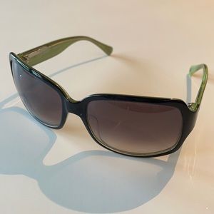 Coach sunglasses in black and green